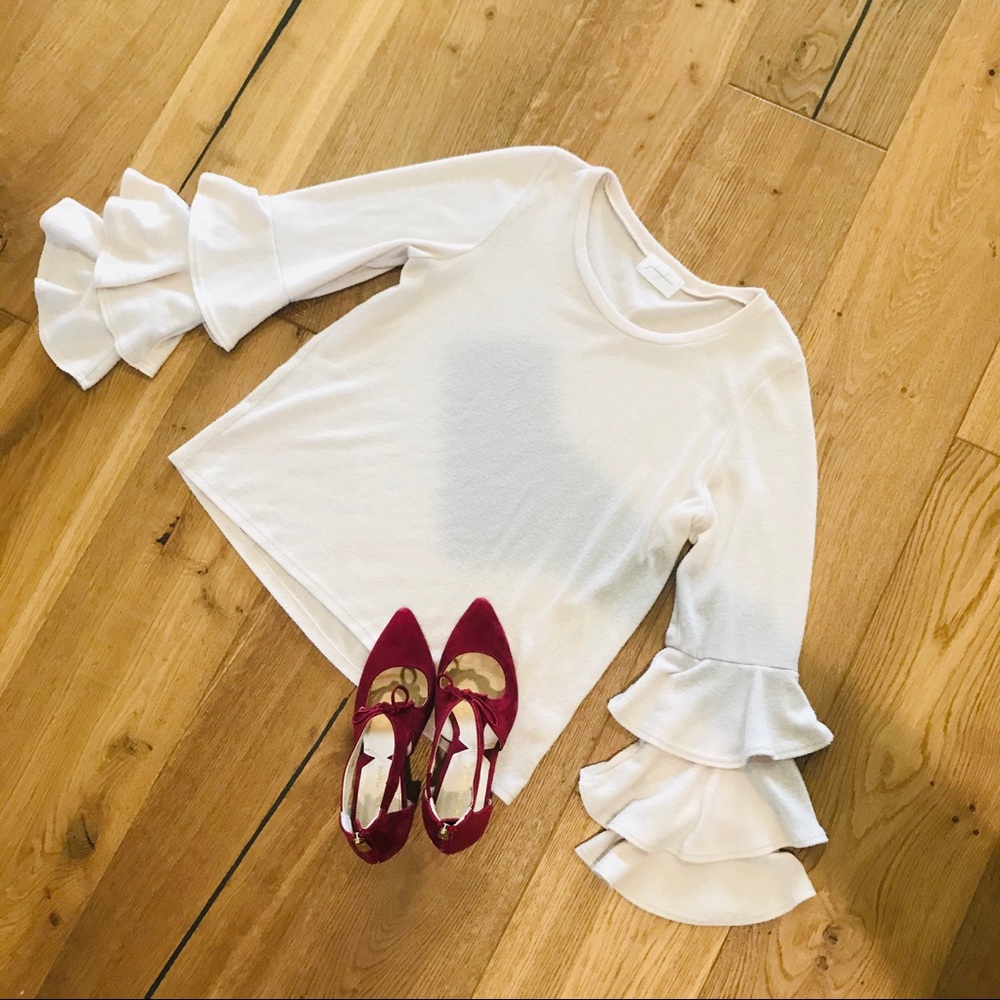 Cream neutral soft sweater